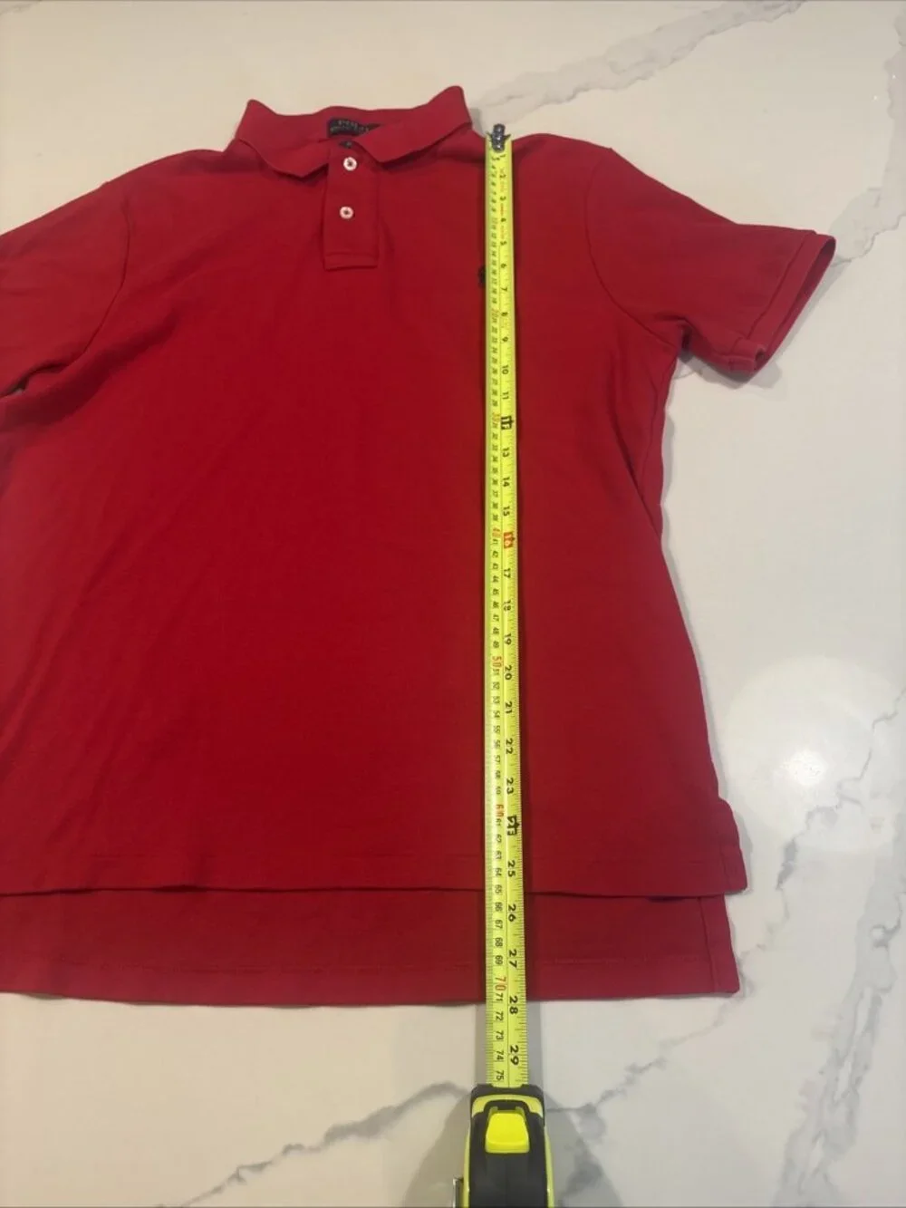Polo Ralph Lauren Custom Fit Polo Red Large 100% Cotton $118